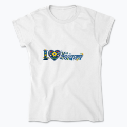 I LOVE Kościerzyna - Koszulka damska