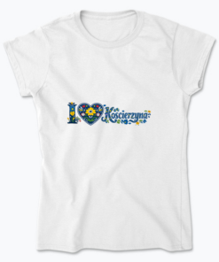 I LOVE Kościerzyna - Koszulka damska