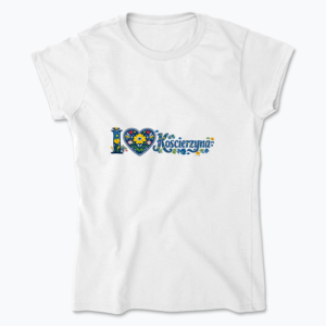 I LOVE Kościerzyna - Koszulka damska