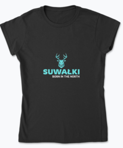 Suwałki - Born in the North - Koszulka damska