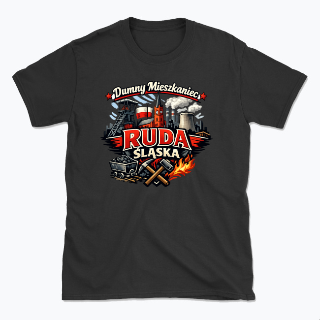 Dumny mieszkaniec Rudy Śląskiej - T-shirt