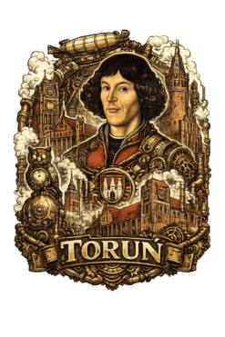 Alternative view of Kopernik Steampunk - T-shirt