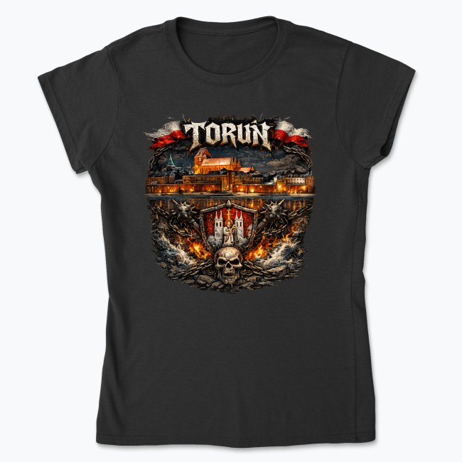 Toruń Skull - Koszulka damska
