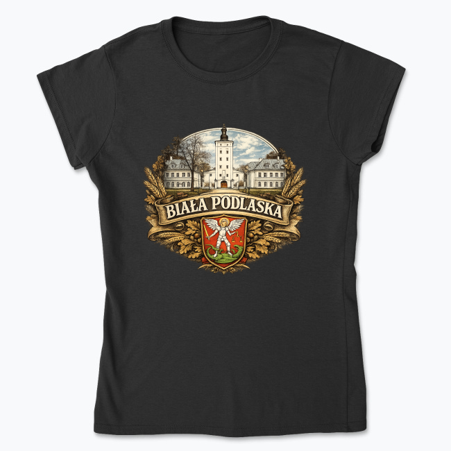 Herb Białej Podlaskiej - Koszulka damska