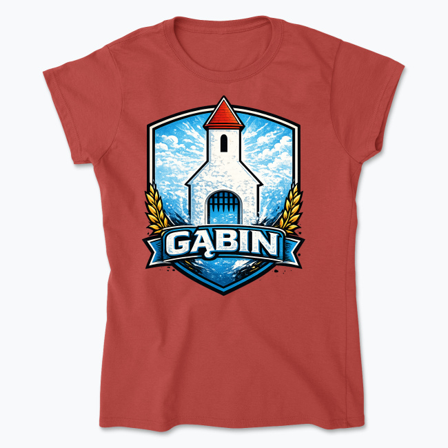 Herb Gąbina - Koszulka damska