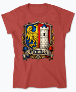 Herb Gliwic - Koszulka damska