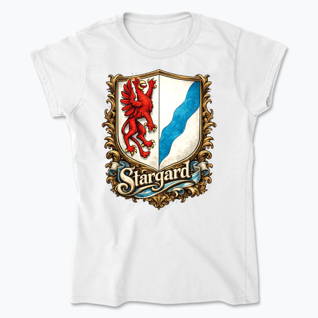 Herb Stargardu - Koszulka damska