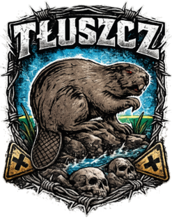 Alternative view of Herb Tłuszcza - T-shirt