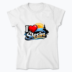 I Love Ślesin - Koszulka damska