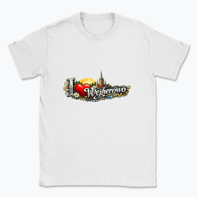 I Love Wejherowo - T-shirt