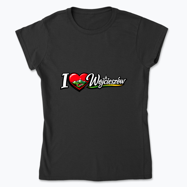 I Love Wojcieszów - Koszulka damska