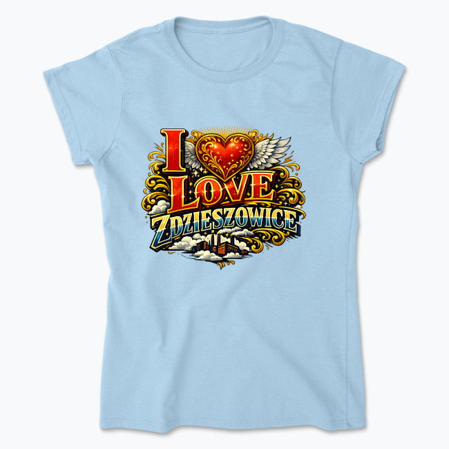 I Love Zdzieszowice - Koszulka damska