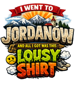 Alternative view of I went to Jordanów - T-shirt