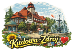 Alternative view of Kudowa Zdrój - Rysunek - Koszulka damska