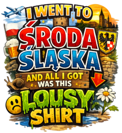 Alternative view of Lousy Środa Śląska - T-shirt