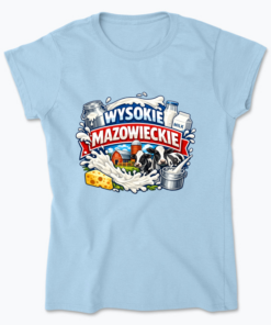 Mleczne Wysokie Mazowieckie - Koszulka damska