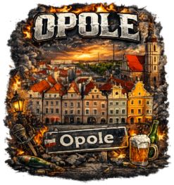 Alternative view of Opole City - T-shirt