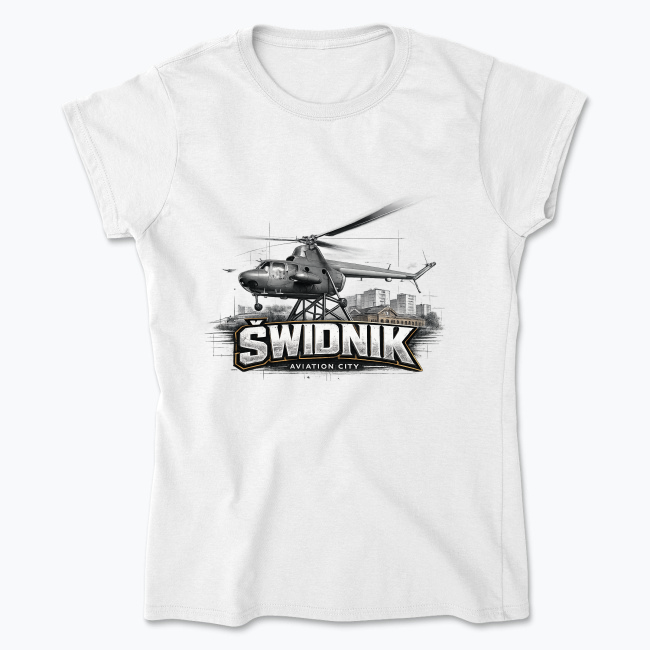 Świdnik Aviation City - Koszulka damska