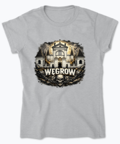 Węgrów Skull - Koszulka damska