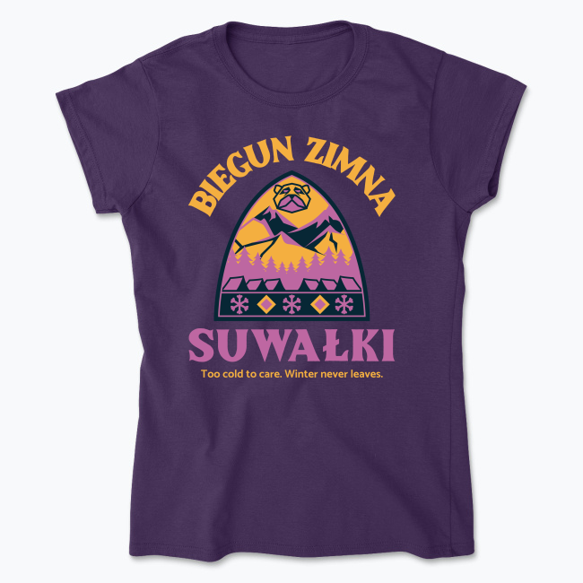 Biegun zimna - Suwałki - Koszulka damska