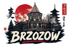 Alternative view of Brzozów Japan - T-shirt