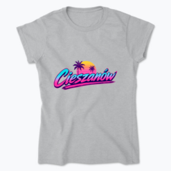 Cieszanów Vaporwave - Koszulka damska