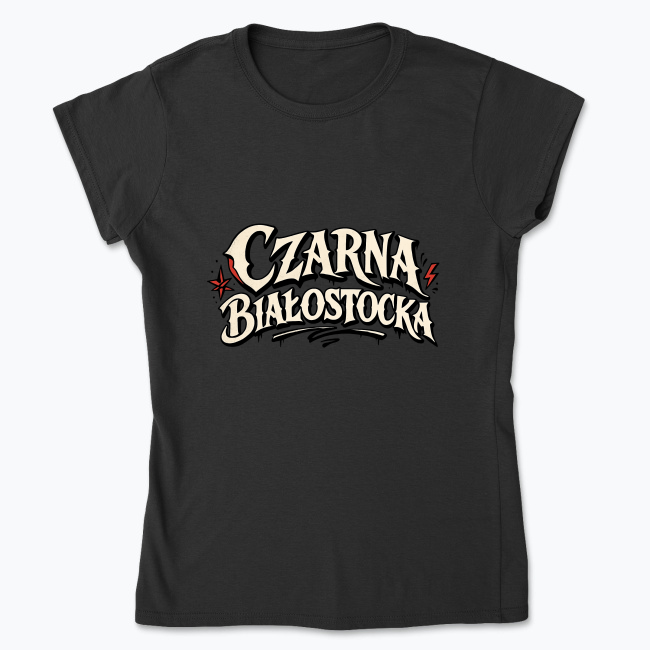 Czarna Białostocka Tattoo - Koszulka damska