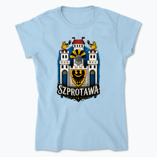 Herb Szprotawy - Koszulka damska