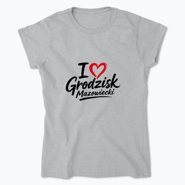 I love Grodzisk Wielkopolski - Koszulka damska