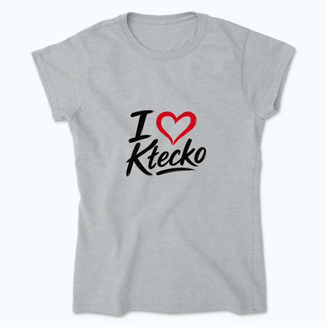 I love Kłecko - Koszulka damska