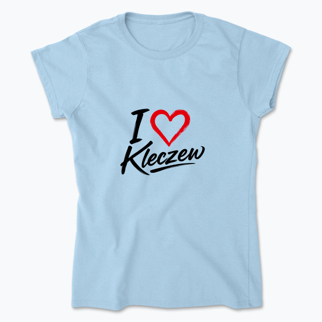 I love Kleczew - Koszulka damska