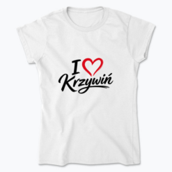 I love Krzywiń - Koszulka damska