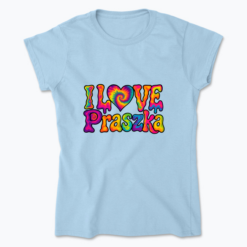 I Love Praszka - Koszulka damska