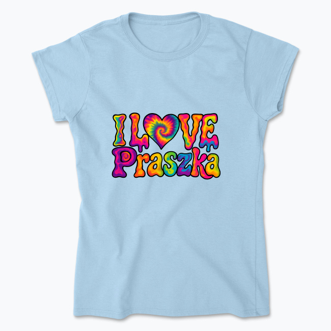 I Love Praszka - Koszulka damska