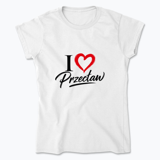 I love Przecław - Koszulka damska
