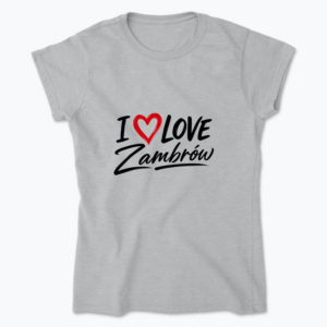I Love Zambrów - Koszulka damska
