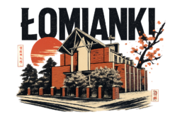 Alternative view of Łomianki Japan - T-shirt