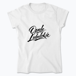 Opole Lubelskie Caligraphy - Koszulka damska
