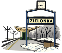 Alternative view of Stacja Zielonka - T-shirt