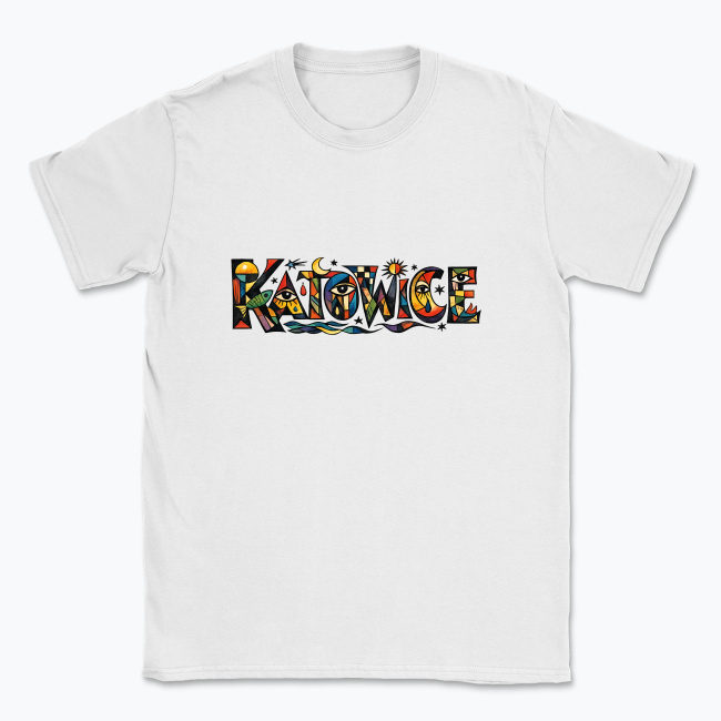 Abstrakcyjne Katowice - T-shirt