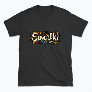 Abstrakcyjne Suwałki - T-shirt