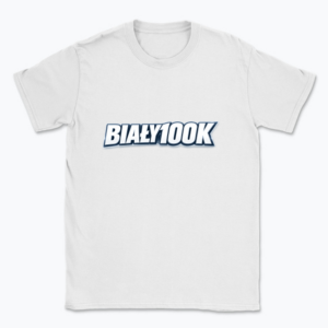 Biały100k - T-shirt