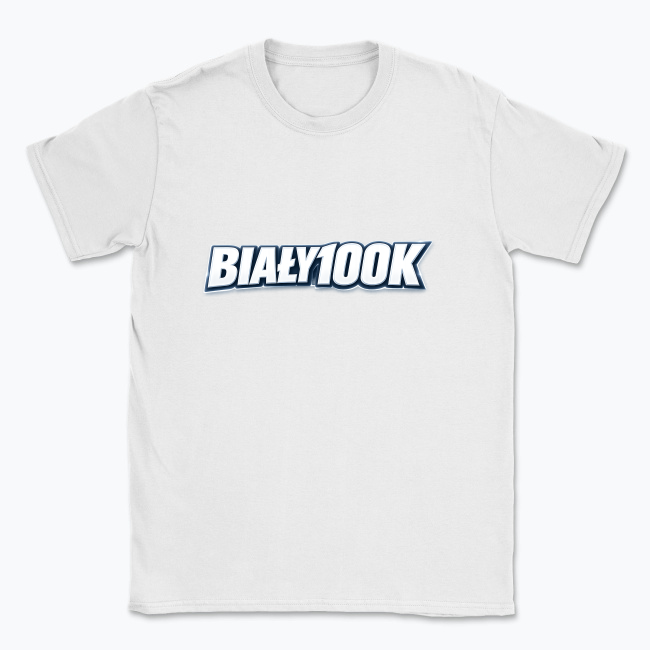 Biały100k - T-shirt