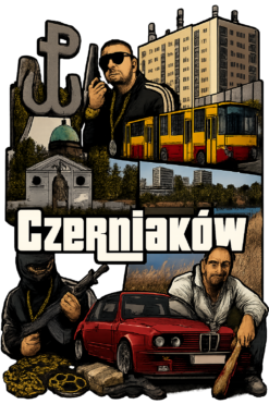 Alternative view of Czermiaków Game - T-shirt