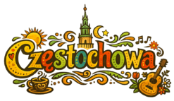 Alternative view of Folk Częstochowa - T-shirt