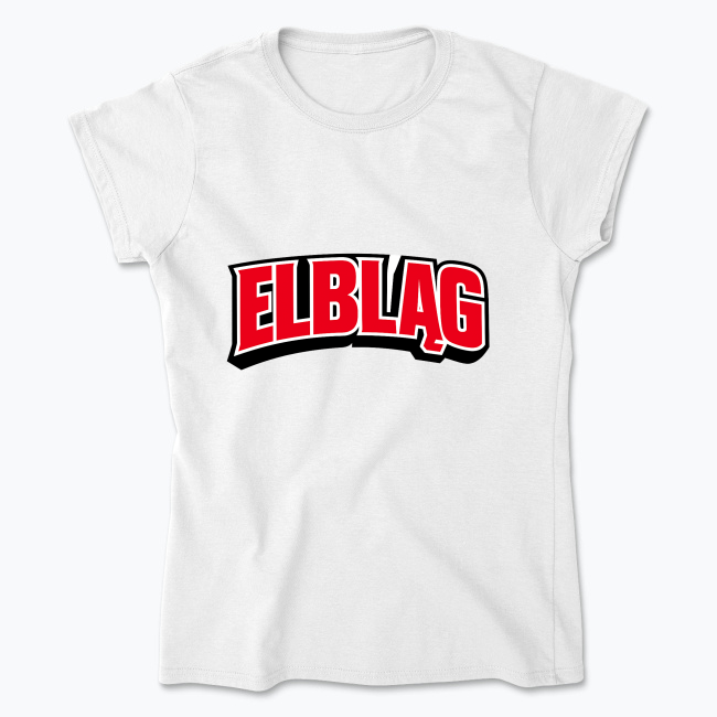 Elbląg Red - Koszulka damska