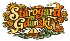 Alternative view of Starogard Gdański Village - T-shirt