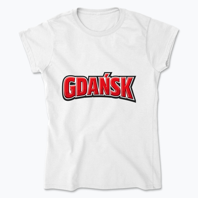 Gdańsk Red - Koszulka damska