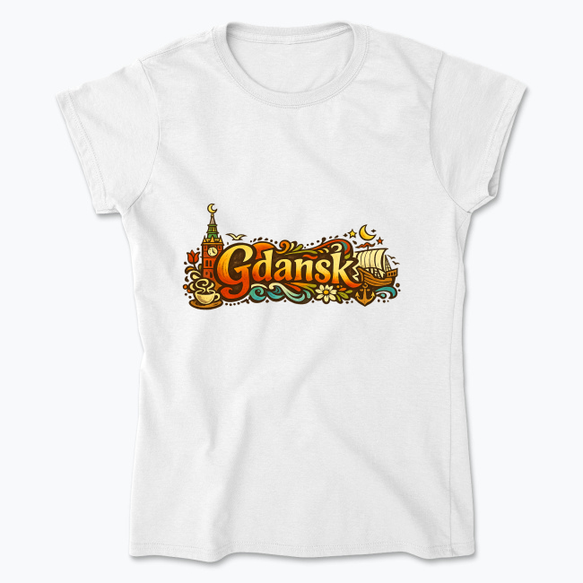 Gdańsk Village - Koszulka damska