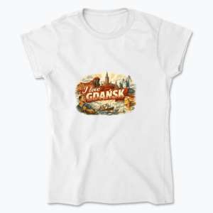 I Love Gdańsk - PRL - Koszulka damska